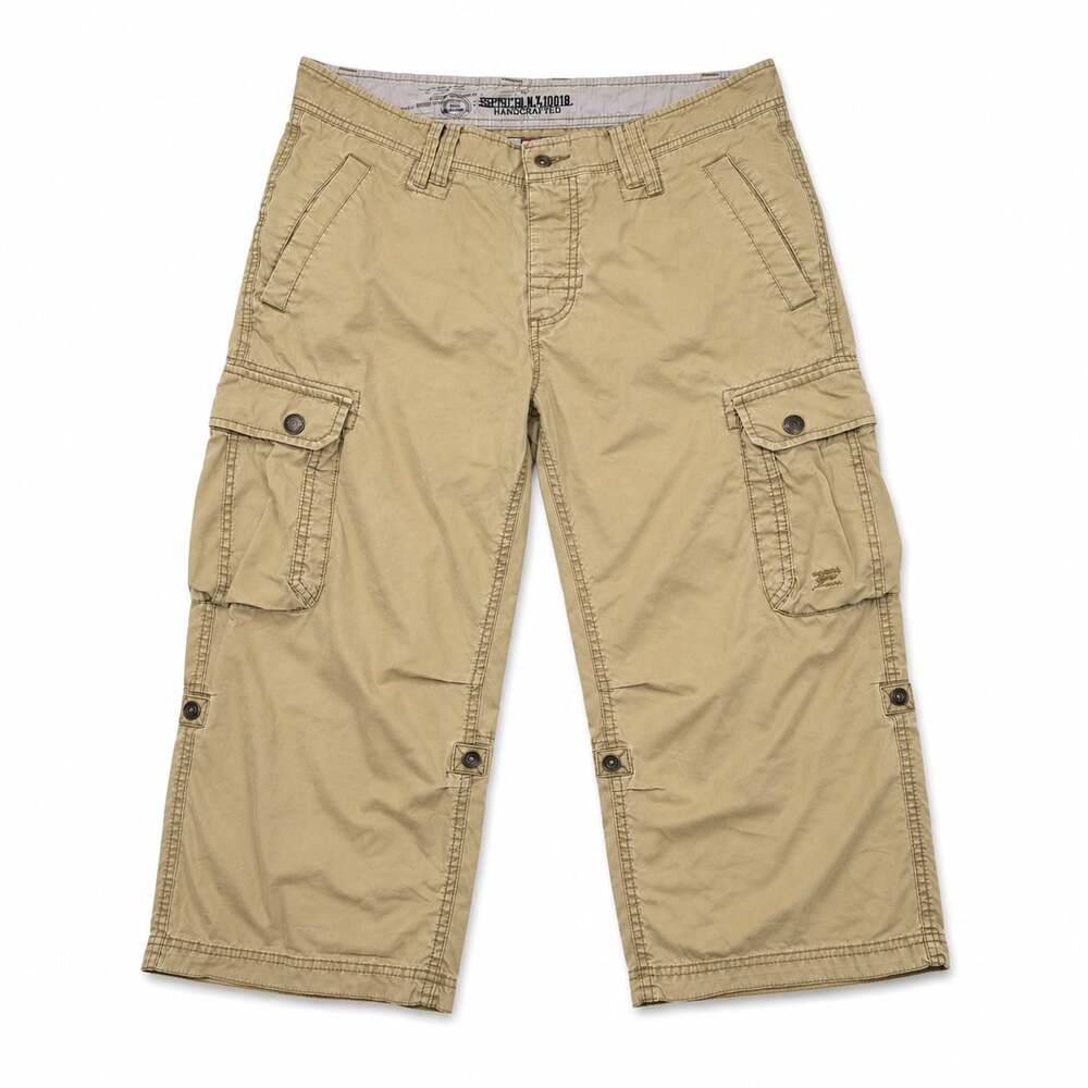 Y2K 2000s Esprit Handcrafted Cargo Capri Pants Size 32